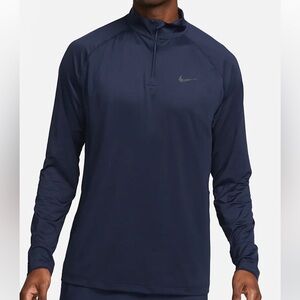 Like New Nike Element
Men's Dri-FIT 1/2-Zip Running Top Size Medium Dark Blue